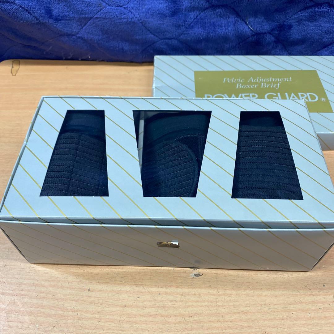 パワーガード　男性用ボクサーパンツ ブラックLL 3枚セット　日本直販