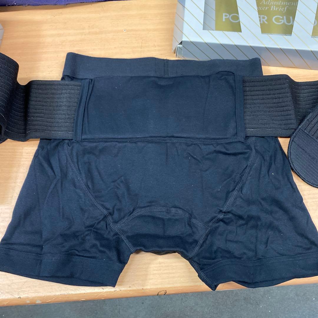 パワーガード　男性用ボクサーパンツ ブラックLL 3枚セット　日本直販