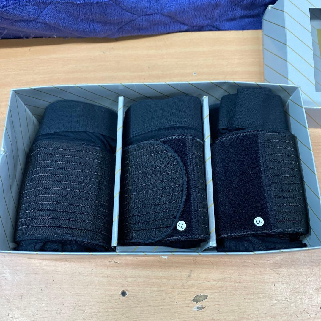 パワーガード　男性用ボクサーパンツ ブラックLL 3枚セット　日本直販