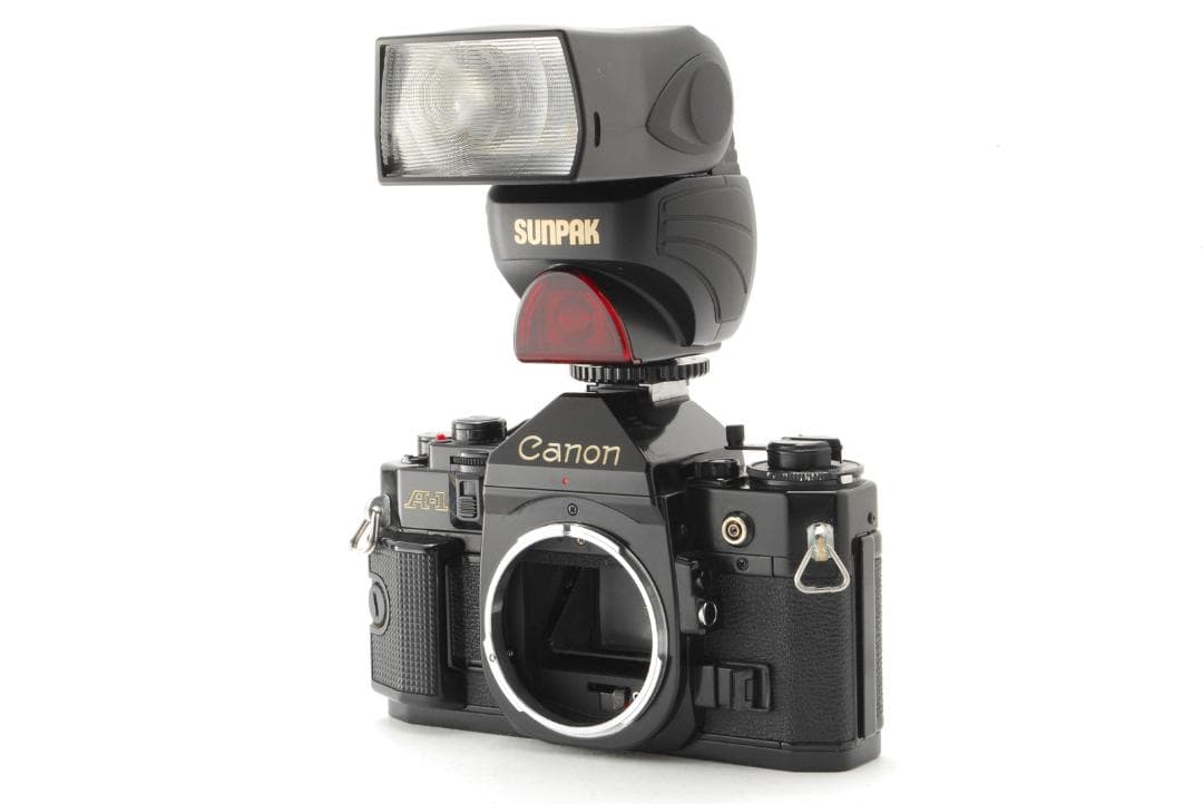 [美品] キャノン Canon A-1 ボディ pz40x ストロボ付き