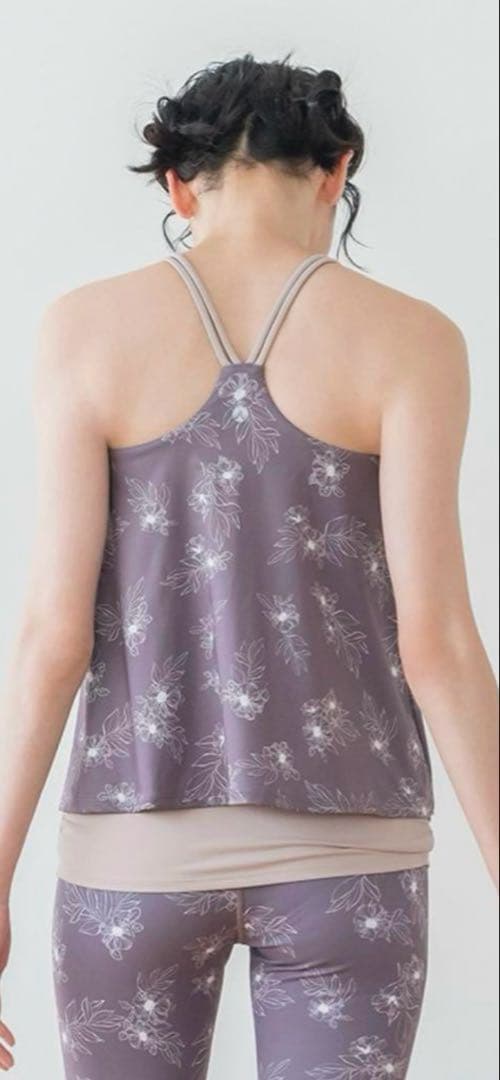 ★SUKALA フラワープリントカバータンクトップ Mサイズ★