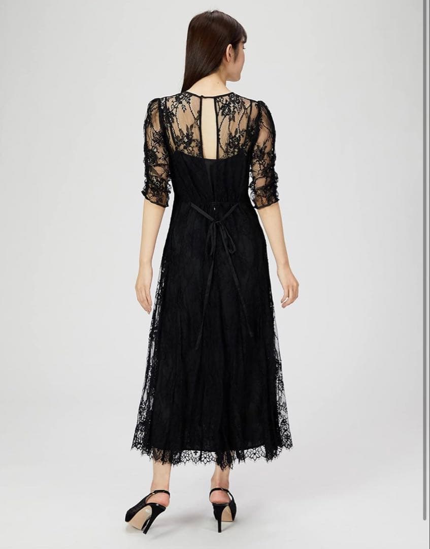 SNIDEL バックデザインレースワンピ SWFO214219