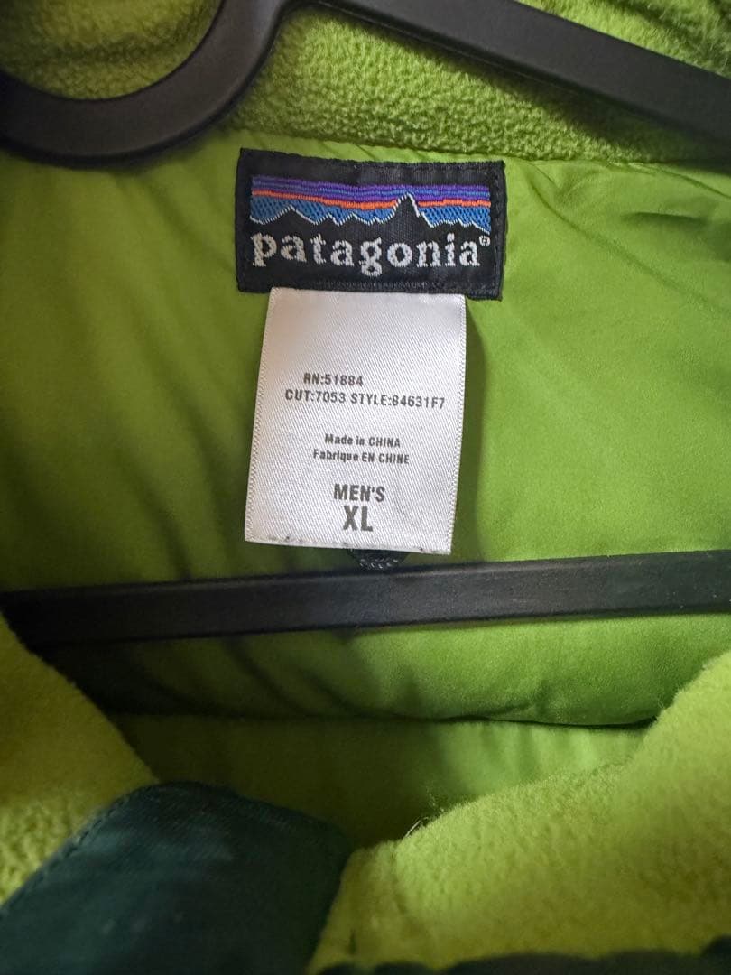 OLD Patagonia ダウンベスト グリーン USED