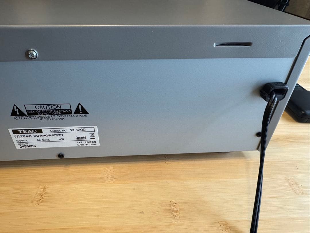 TEAC W-1200 ダブルカセットデッキ