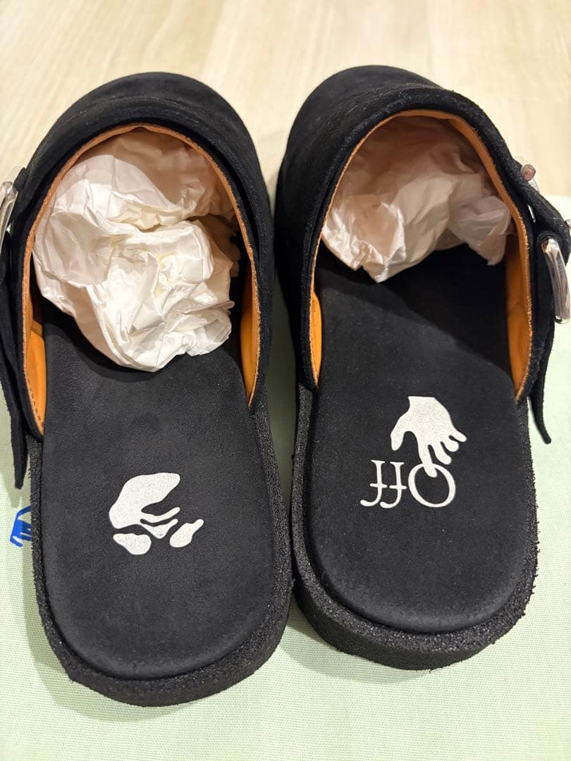 値引き中OFF-WHITECOMFORTLEATHER SLIPPER41インチ