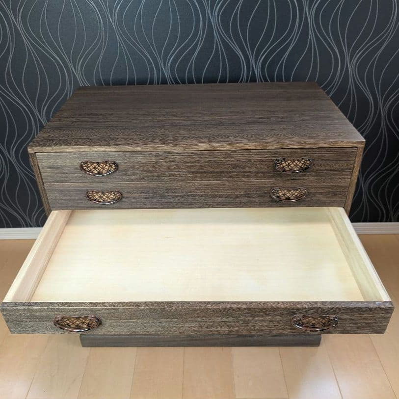 まめ　焼桐 着物箪笥 桐たんす ７段 桐箪笥 着物 衣装箱