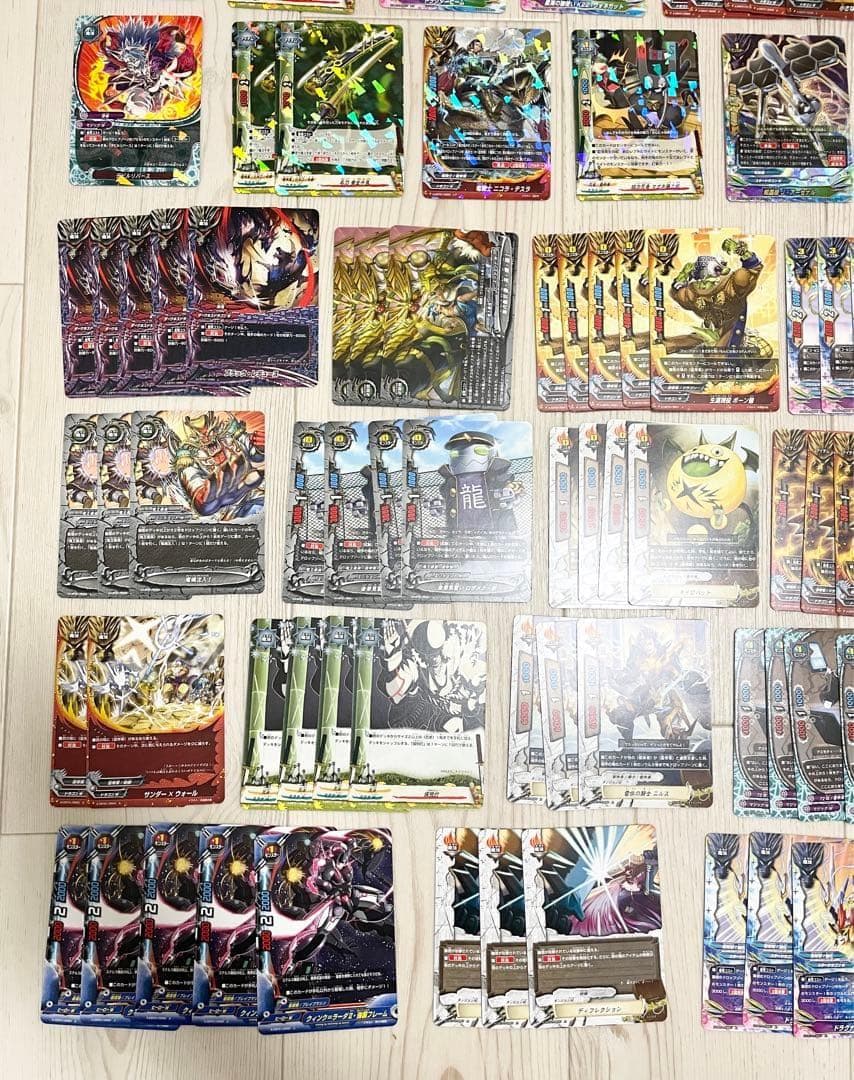 バディファイト　赤き雷帝　X-CBT01　一式　究極レア　デッキ　カードセット