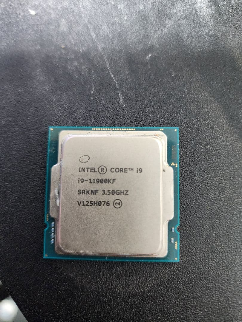 作動品 Intel Core i9-11900KF CPU