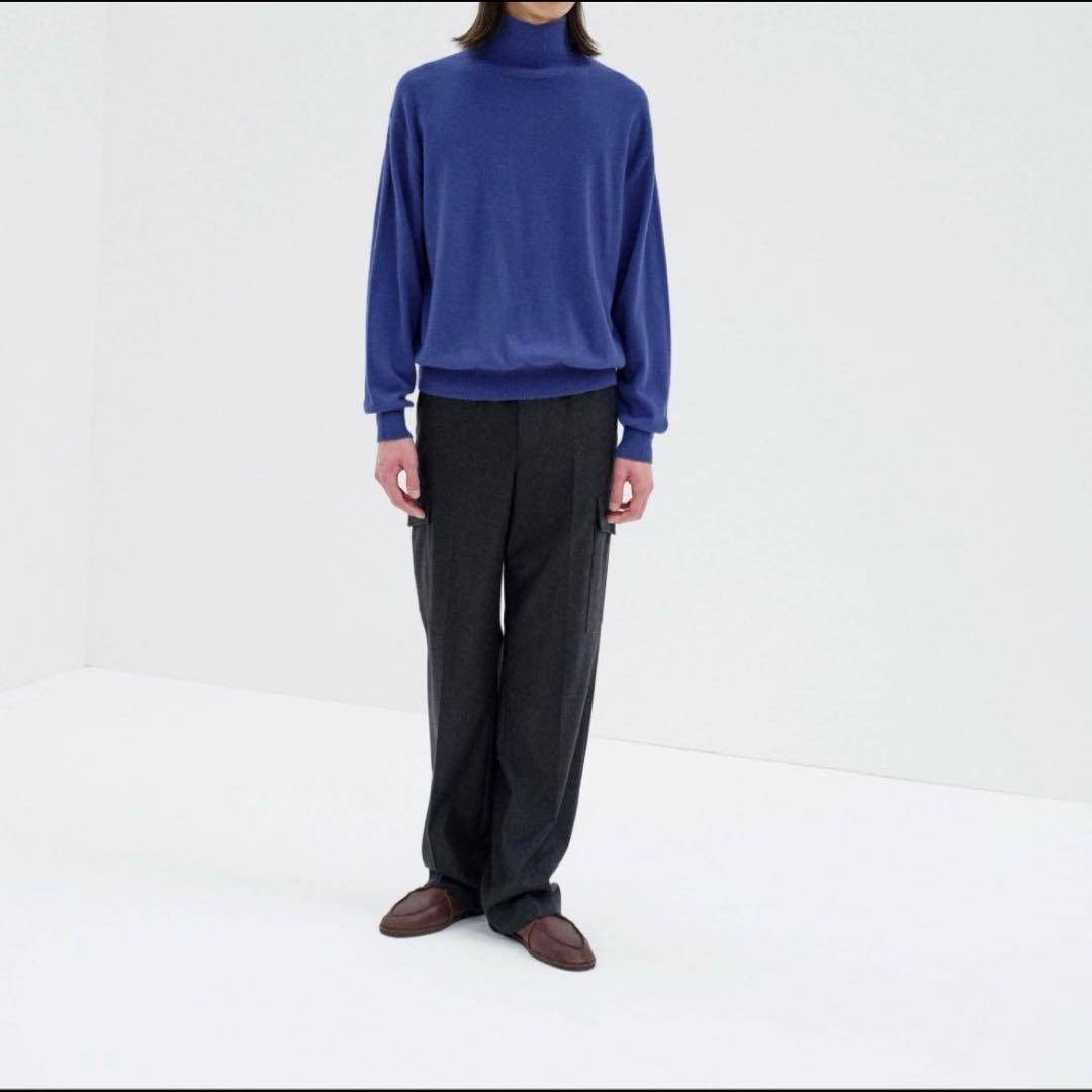 パンツ WOOL FULLING FLANNEL CARGO SLACK 4