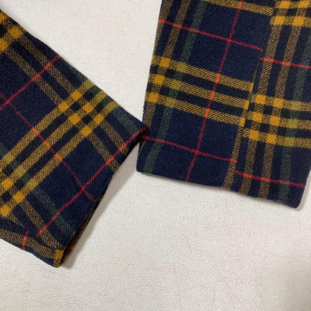 90s GLOVERALL イングランド戦 タータンチェック ダッフルコート