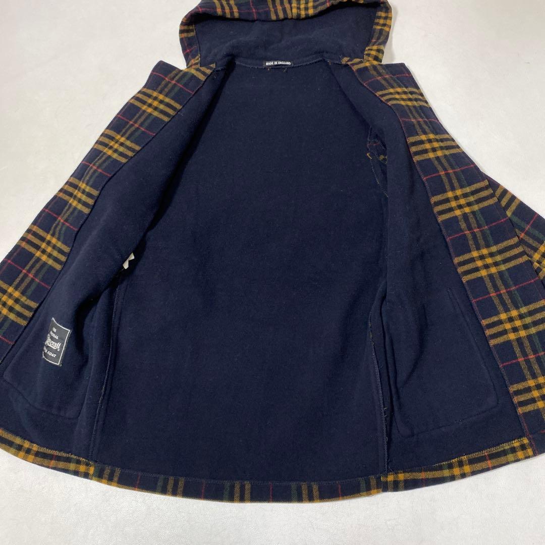 90s GLOVERALL イングランド戦 タータンチェック ダッフルコート