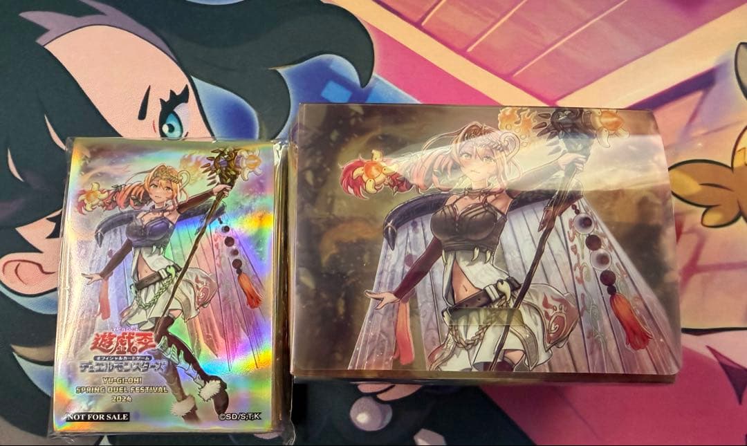 【未開封】精霊獣使いレラ スリーブ アジア 台湾限定　霊獣デッキケース付き