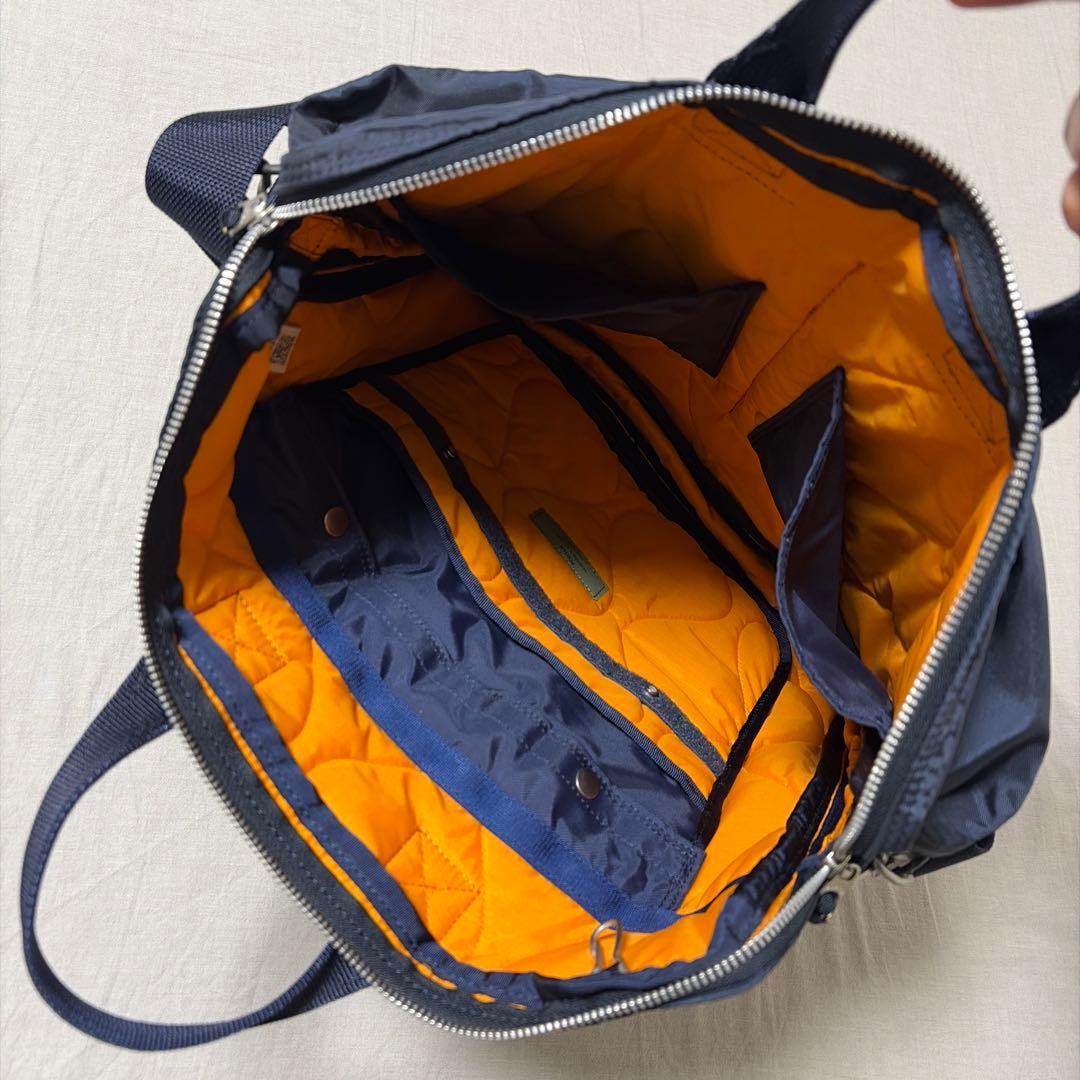 PORTER フォースシリーズ 2WAY ヘルメットバッグ (S) ネイビー