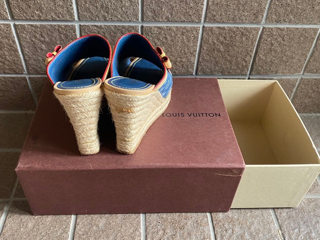 LOUIS VUITTON デニムエスパドリーユ