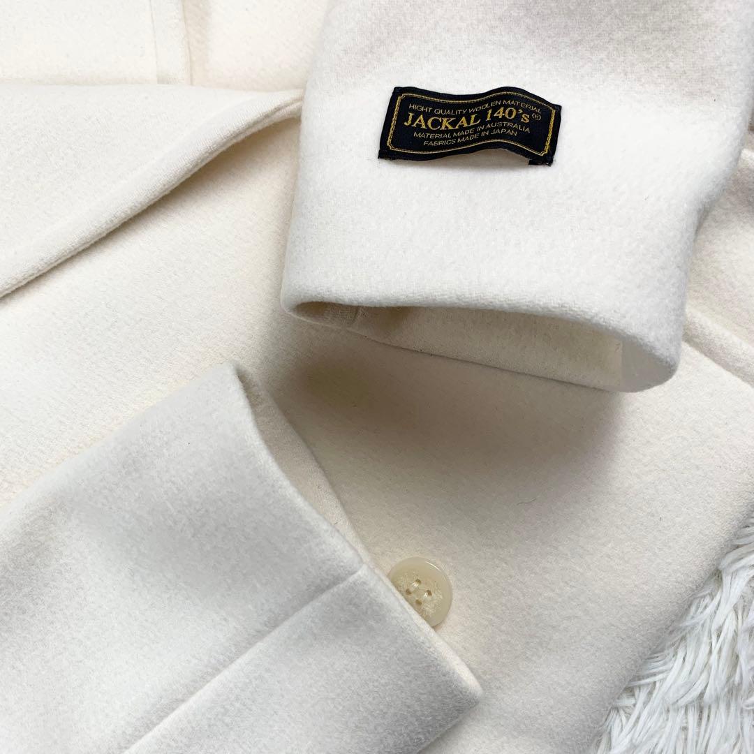 SNIDEL スナイデル　ウールショートＰコート　アイボリー　サイズ1 M相当