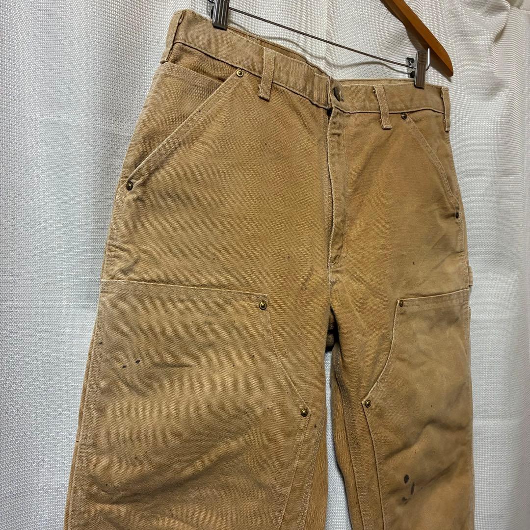 carhartt ダブルニー ペインターパンツ W34 L32 ダック メキシコ