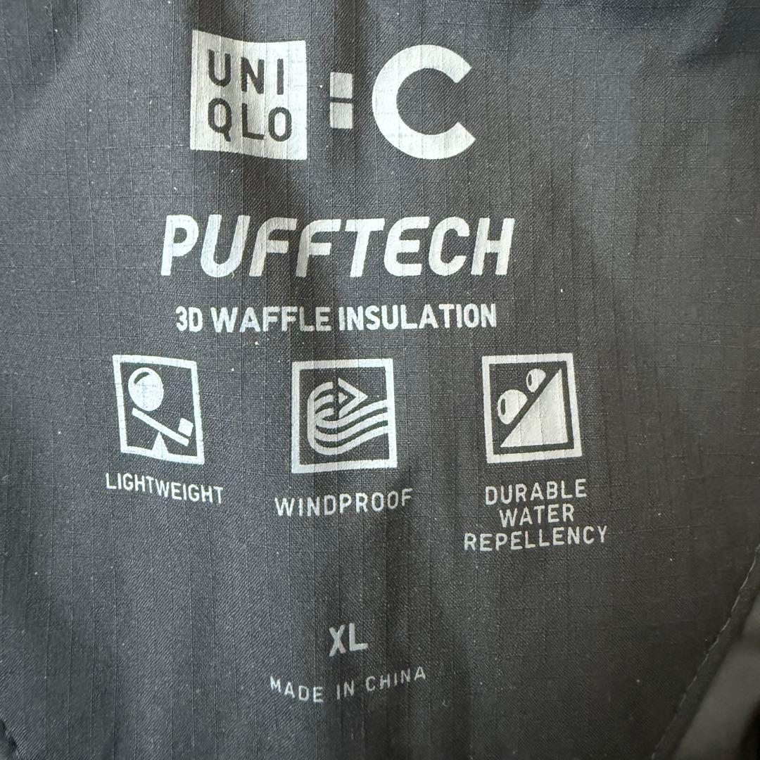 【新品✨タグ付】UNIQLO C パフテックパーカ ブラック XL 25年モデル