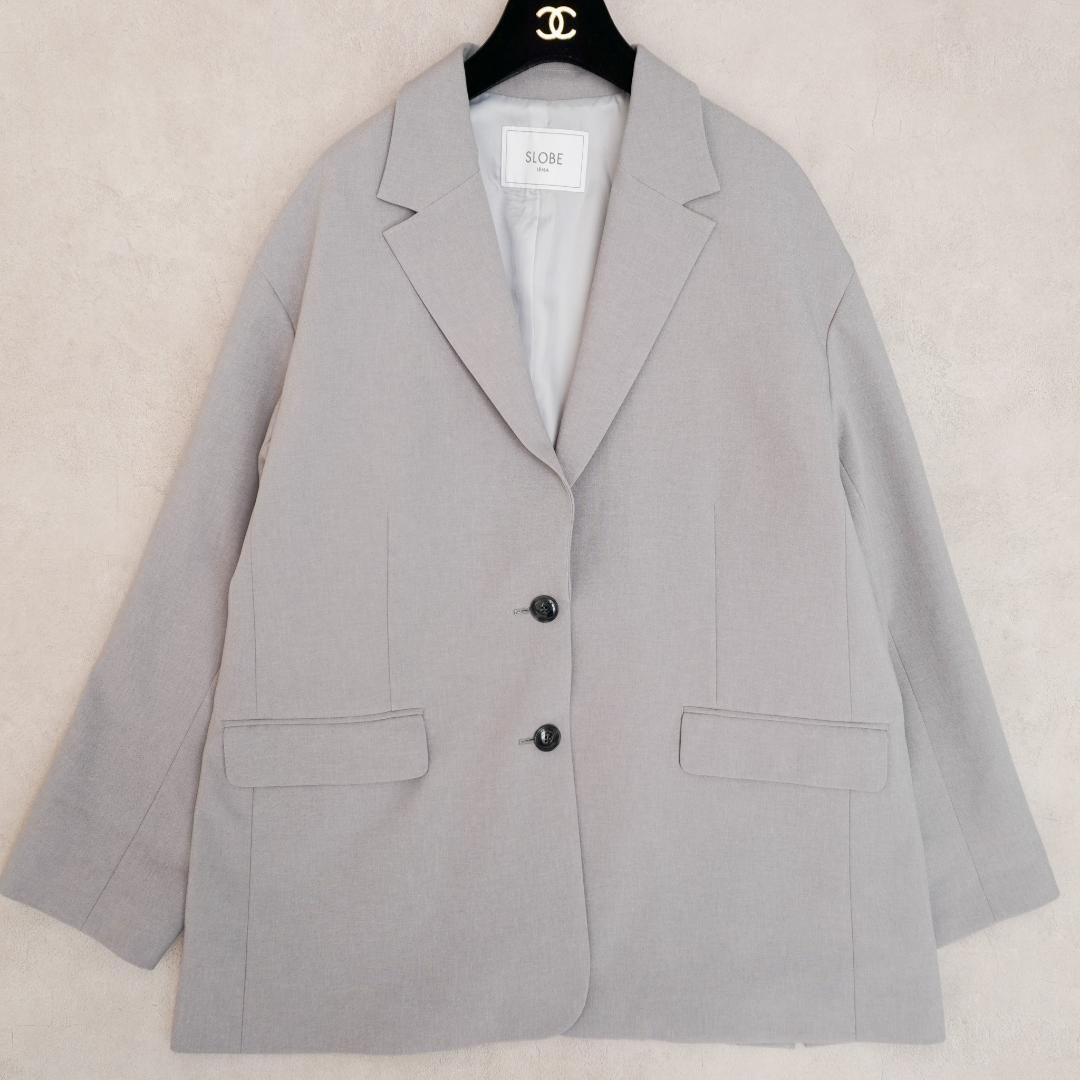 極美品✨️ SLOBE IENA ドライポリボクシージャケット ゆったり 人気