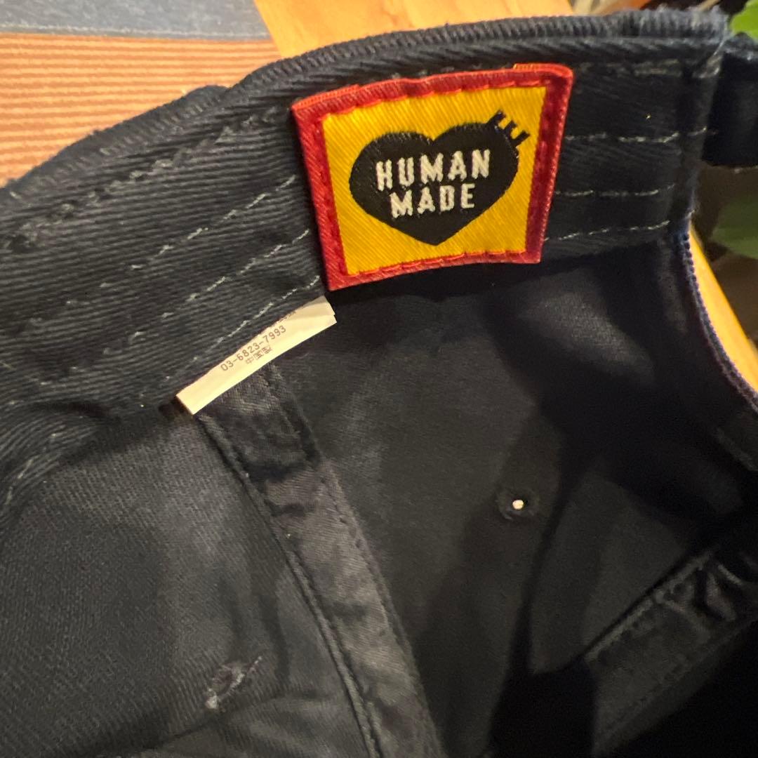 【極美品】HUMAN MADE ネイビーキャップ