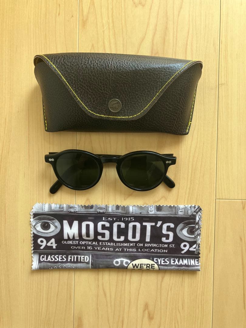 MOSCOT MILTZEN 46⬜︎22 BLACK