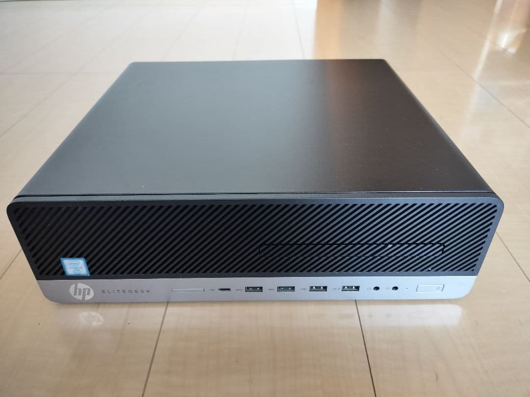 HP EliteDesk800 G4 SF、i7-8700、16GB、512GB