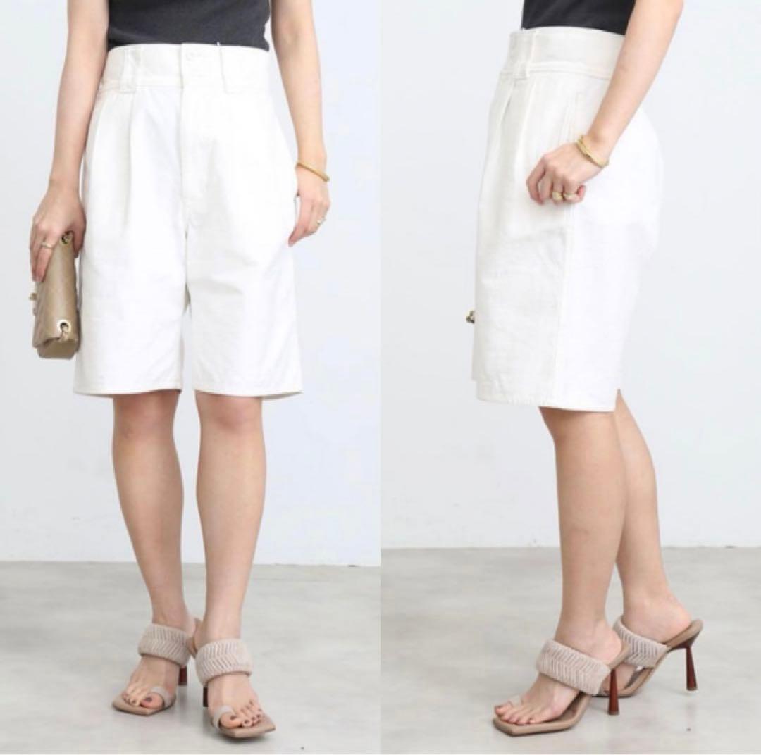 MUSE deドゥーズィエムクラス　ハーフパンツ　36 ホワイト