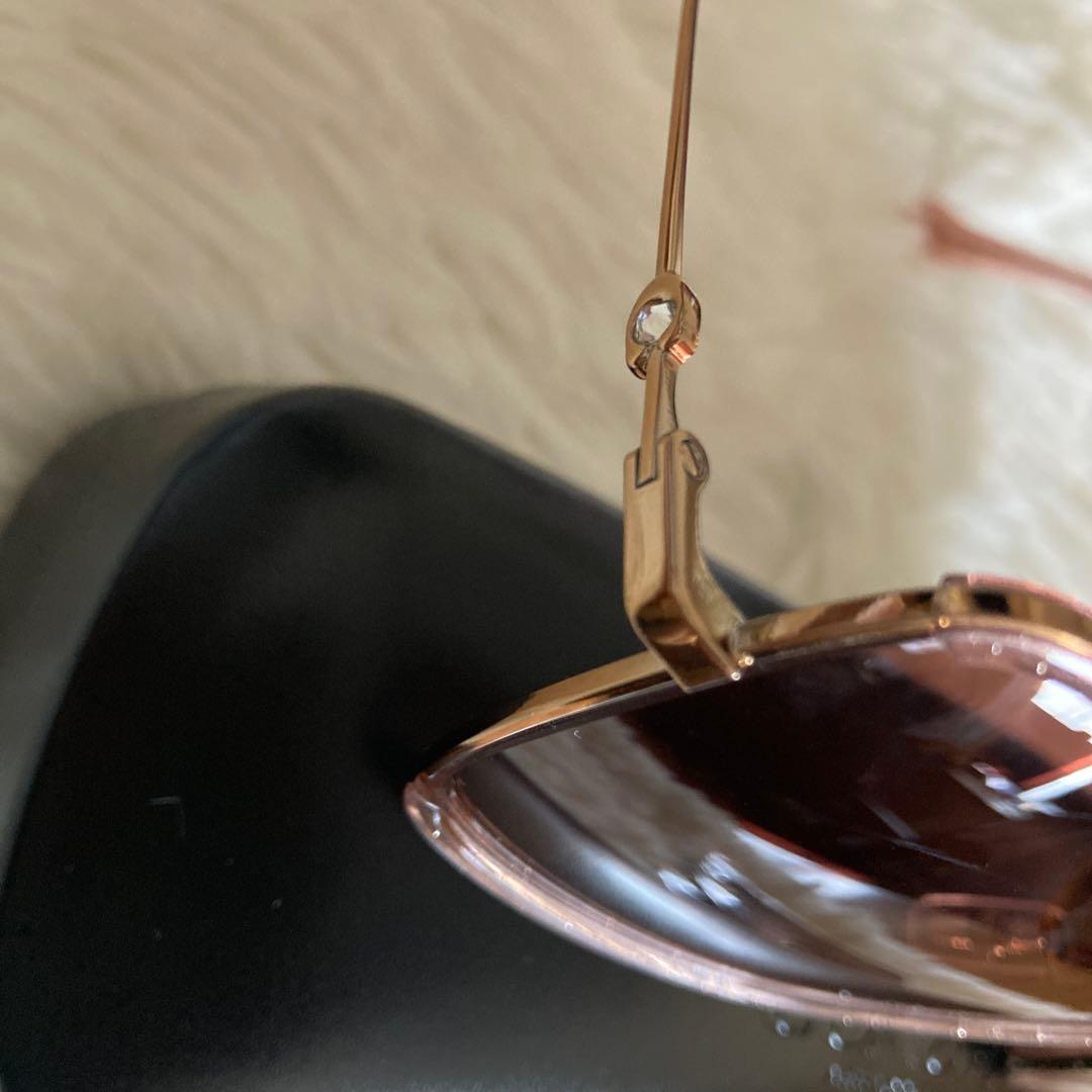 新品未使用 コーチ COACH ブラウン スクエアサングラス メガネケース 付き