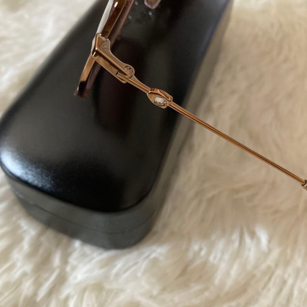 新品未使用 コーチ COACH ブラウン スクエアサングラス メガネケース 付き