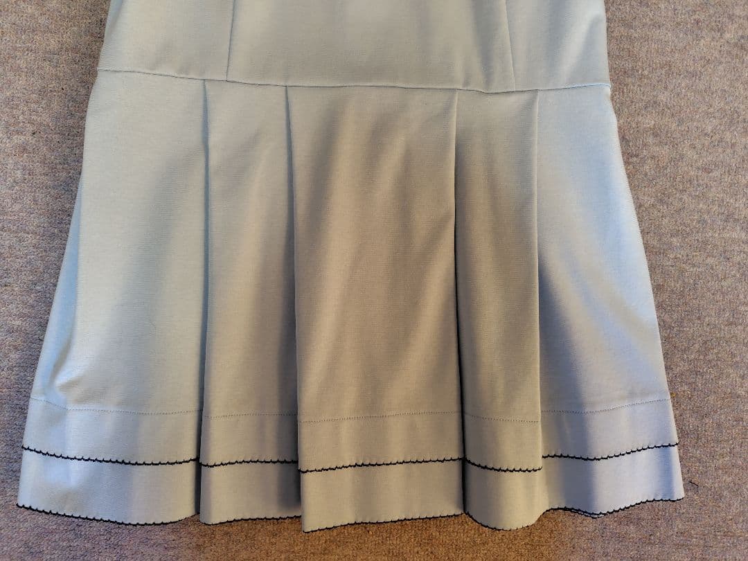 新品　TO BE CHIC　ティアードフレアチュニックＭ水色サンプル31900円