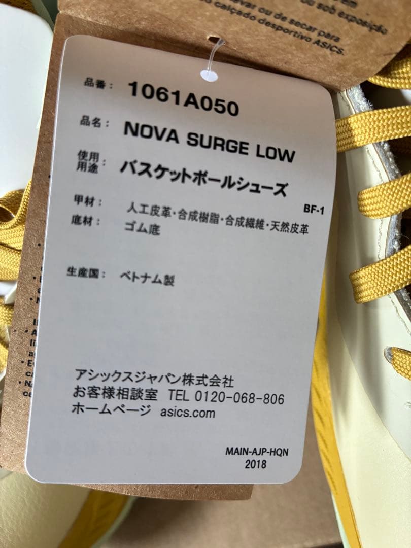 ボーラホリック × アシックス ノヴァ サージ 希少サイズ25.0