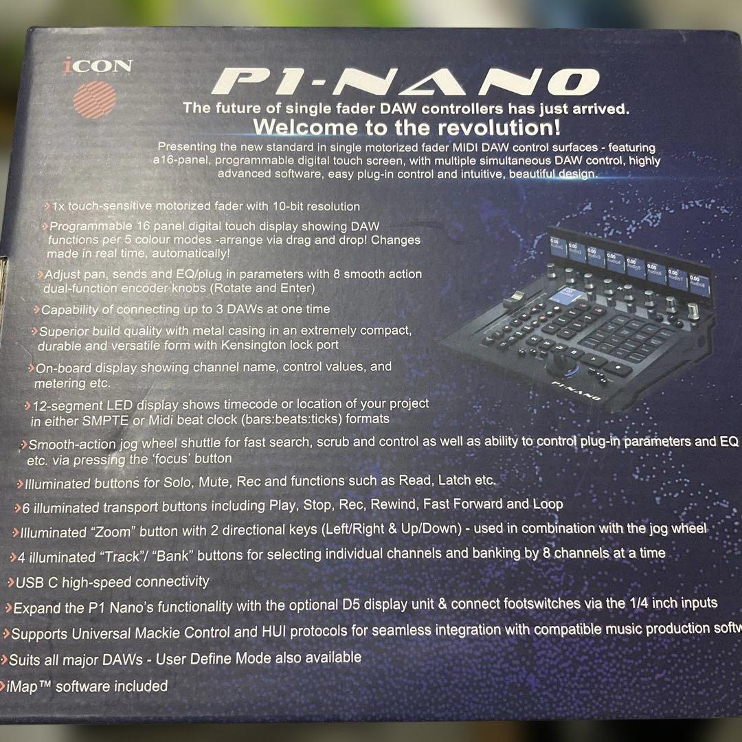 【新品未使用】icon P1-NANO & D-5 MIDIコントローラセット