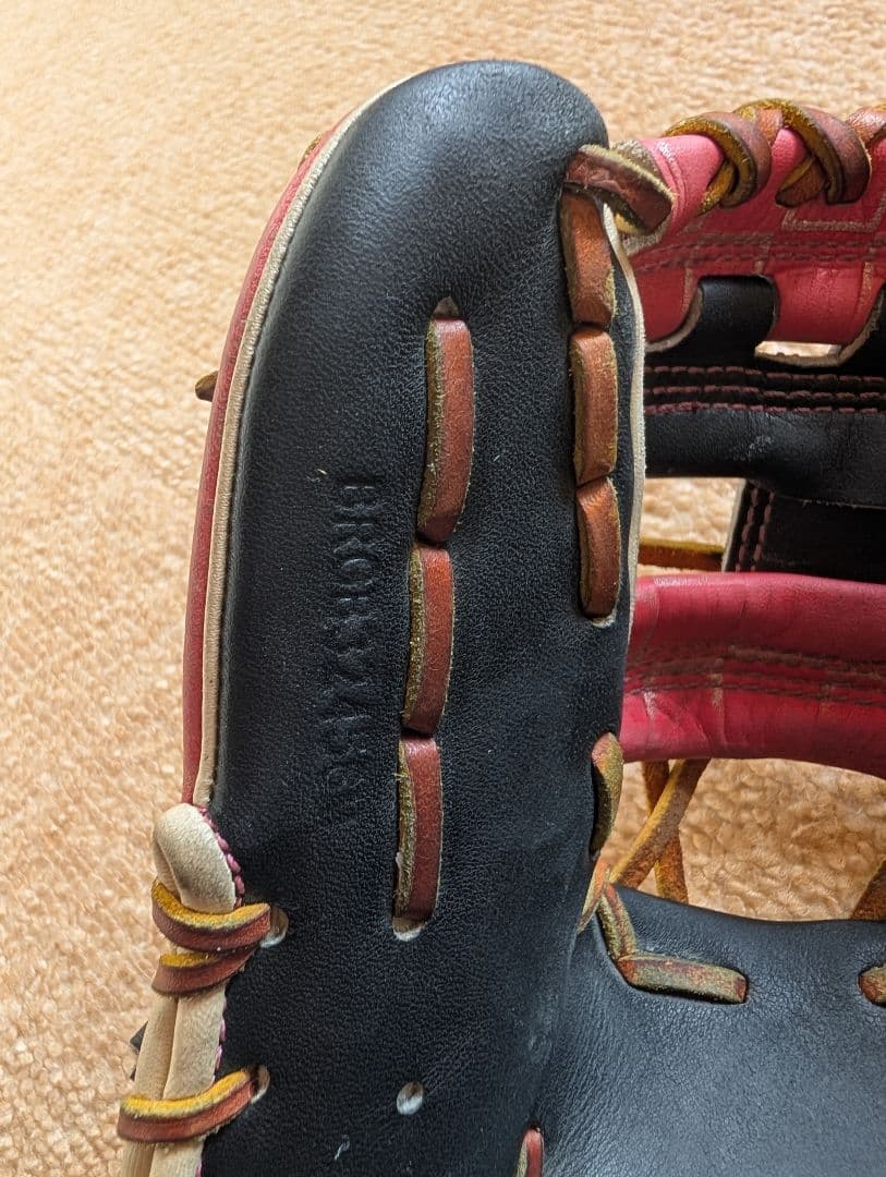 ZETT 軟式用グローブ ホワイト/ピンク/ブラック