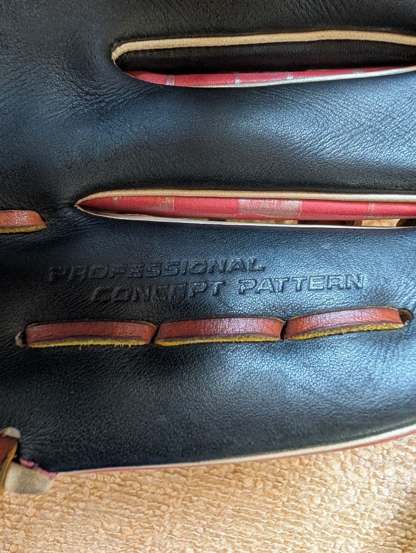 ZETT 軟式用グローブ ホワイト/ピンク/ブラック