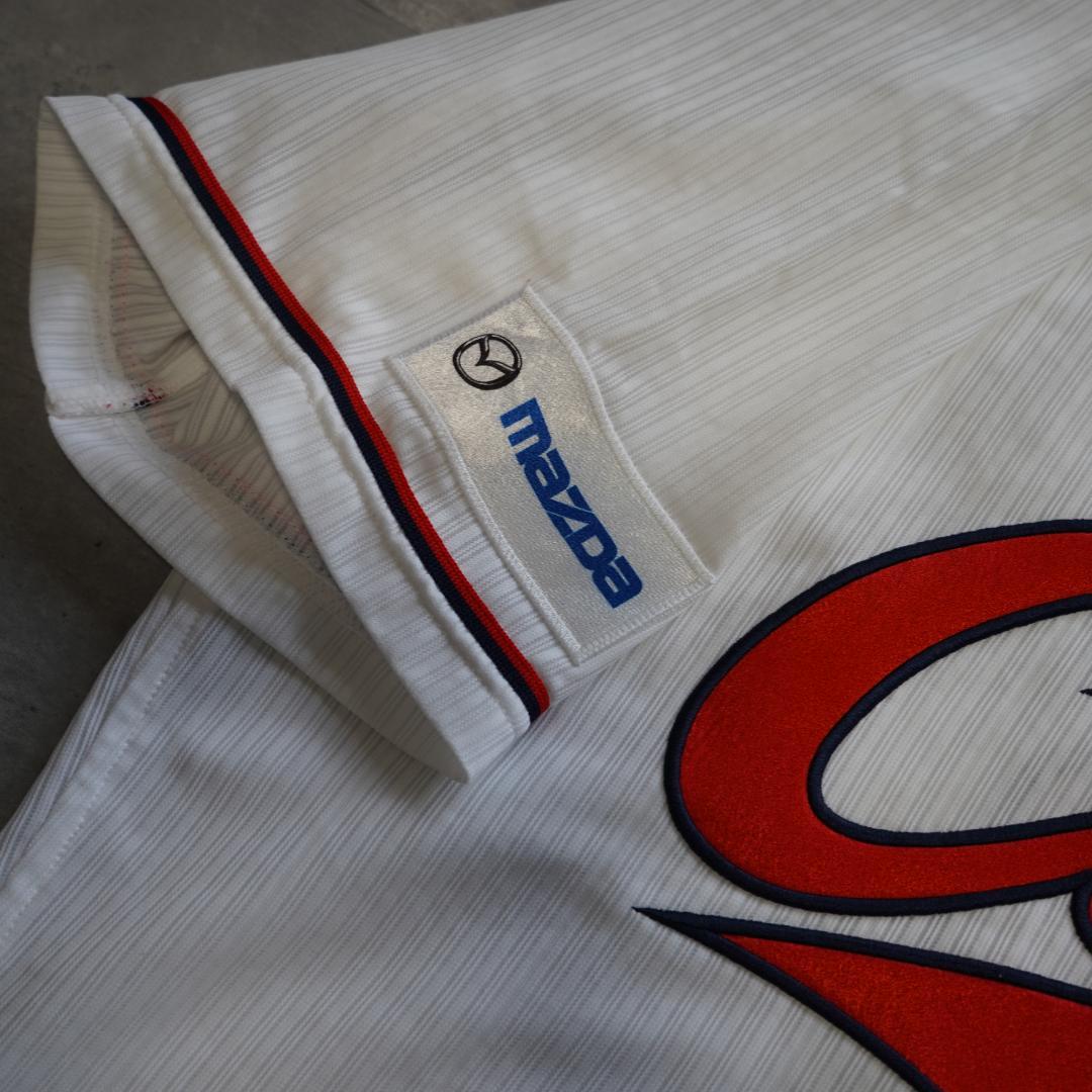 2015 広島カープ　佐々岡真司コーチ　支給ユニフォーム　ミズノプロ　ホーム