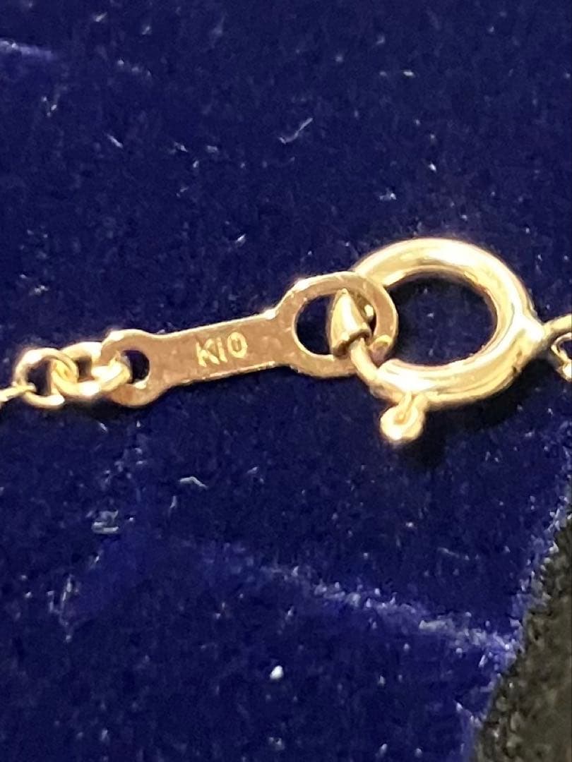 【新品未使用】ツツミ スクエアアイオライトネックレス K10