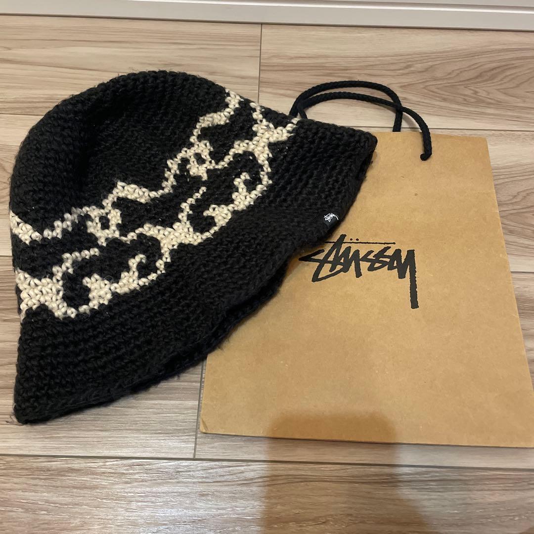 stussy 22aw ss link knit bucket hat ハット