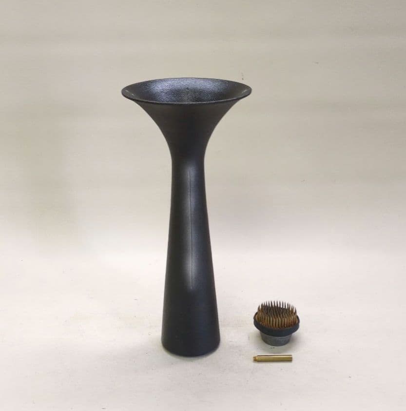 合金製花器　剣山付き　池坊好み　池坊花器