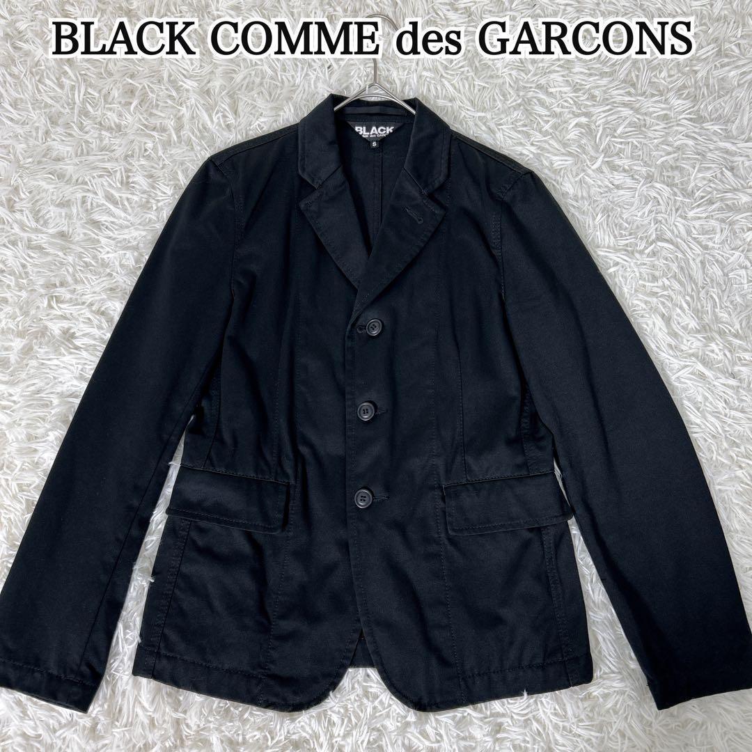 BLACKコムデギャルソン テーラードジャケット S 黒 日本製　キレイめ