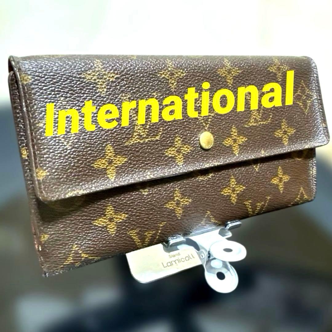 ⑤★優良品♪モノグラム 三つ折り長財布