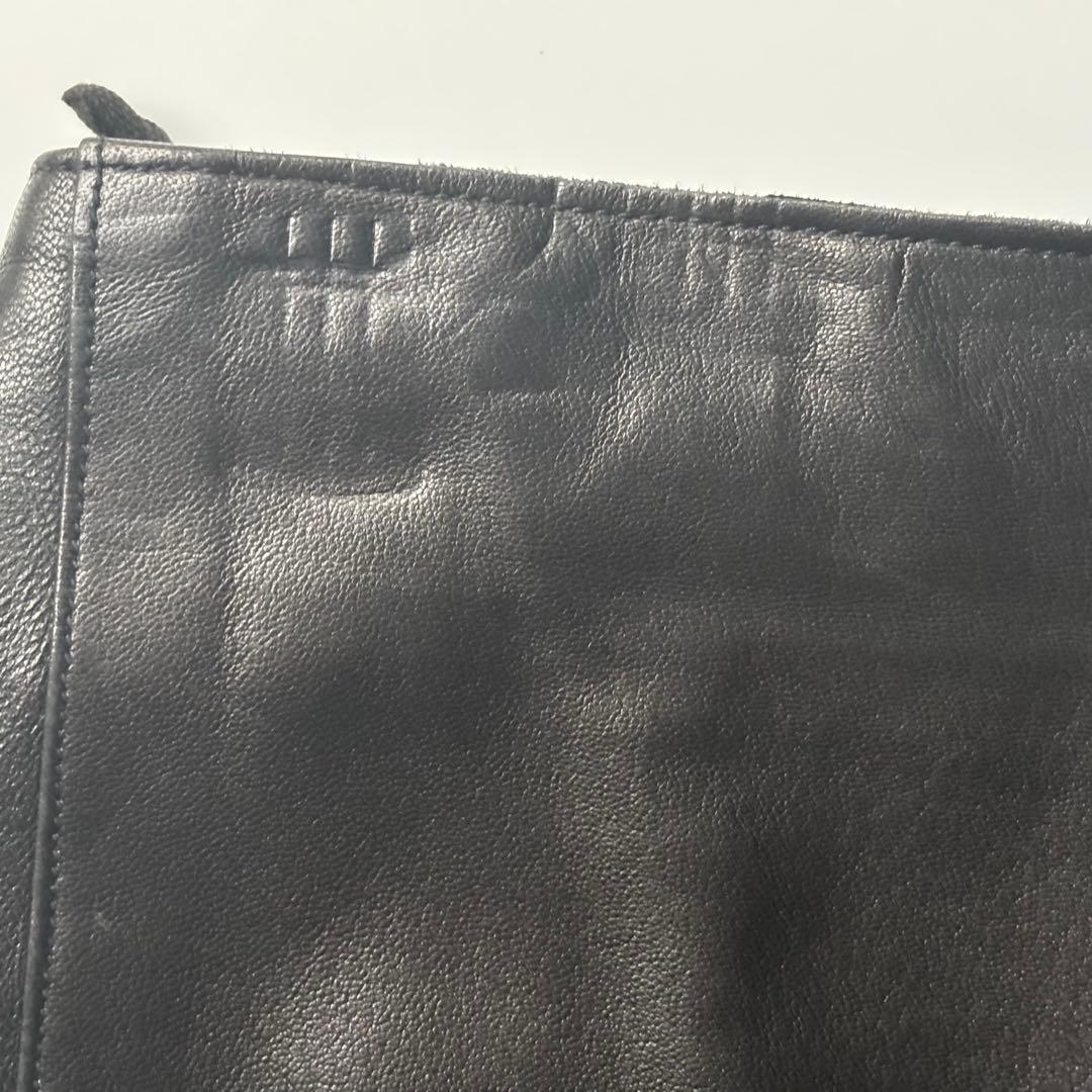 OLD アニエスべー/フランス製ラムレザー　ミニスカート