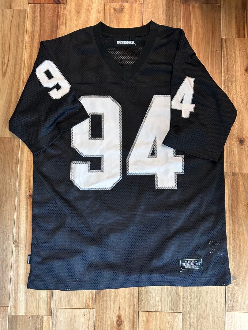 NEIGHBORHOOD 21 PM/F-M メッシュ　ふっトボールシャツM