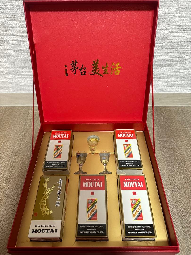 未開封 貴州茅台酒53℃セット 天女ラベル マオタイ酒　moutai