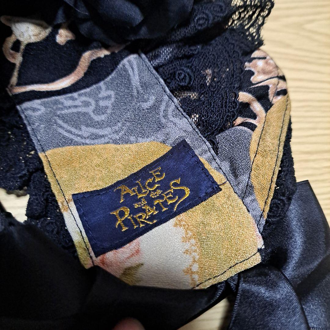 ALICE and the PIRATES　ヘッドドレス　ブラック　ゴスロリ