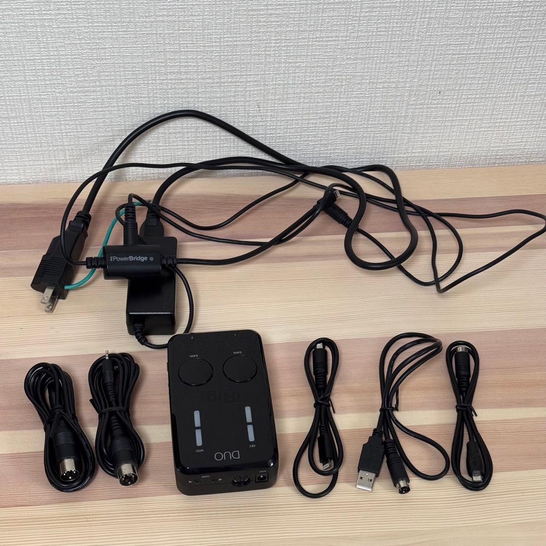 iRig Pro Duo 起動確認済み　iRig Power Bridge付き