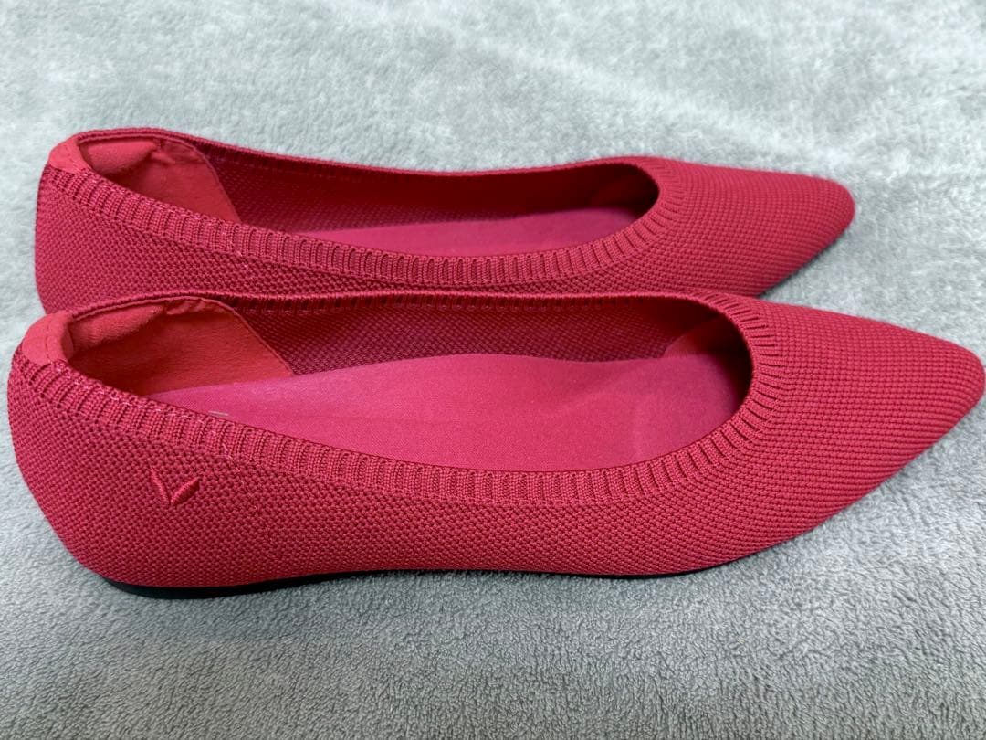 VIVALA レッド フラットシューズ 38.5