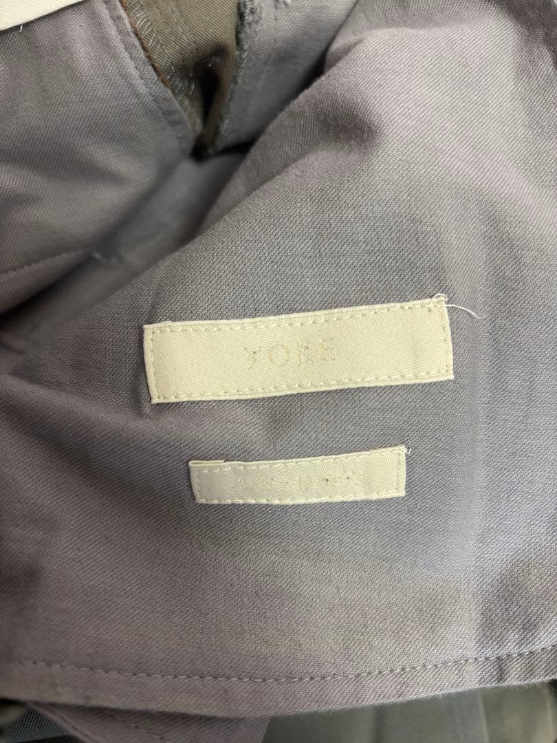 ヨーク　23SS Broken Wide 2pleated Trousers