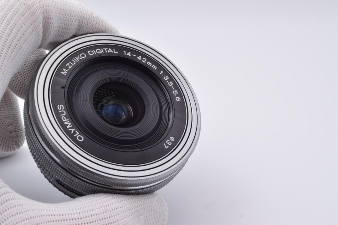 #48b 美品 オリンパス 電動パンケーキ ズームレンズ 14-42mm EZ