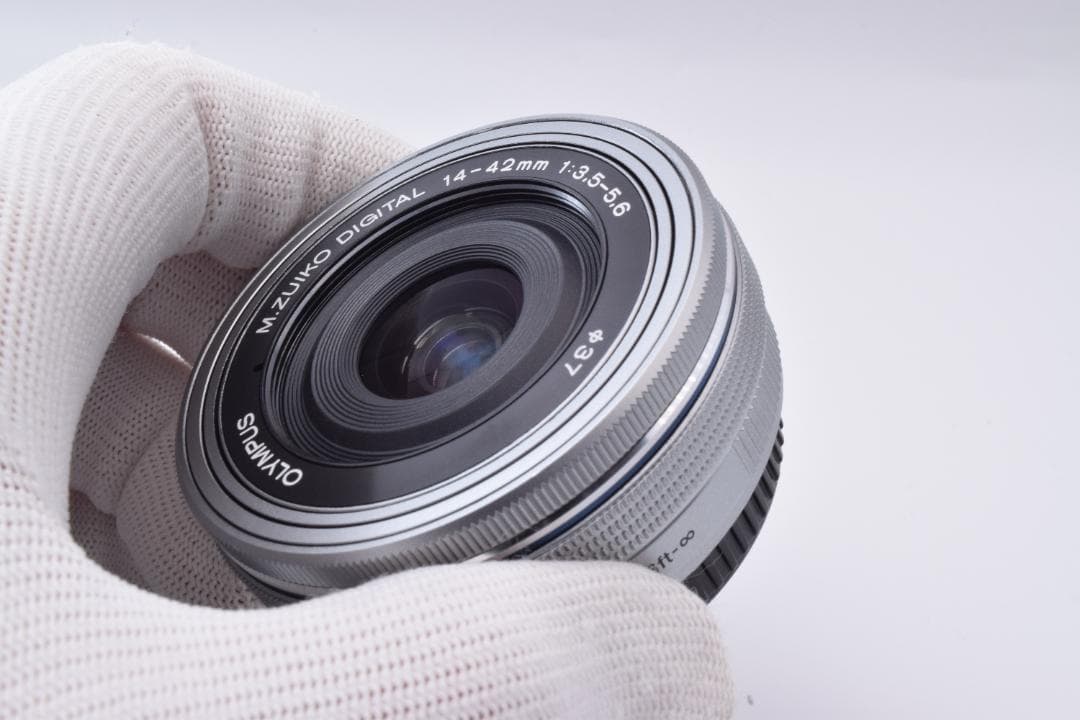 #48b 美品 オリンパス 電動パンケーキ ズームレンズ 14-42mm EZ