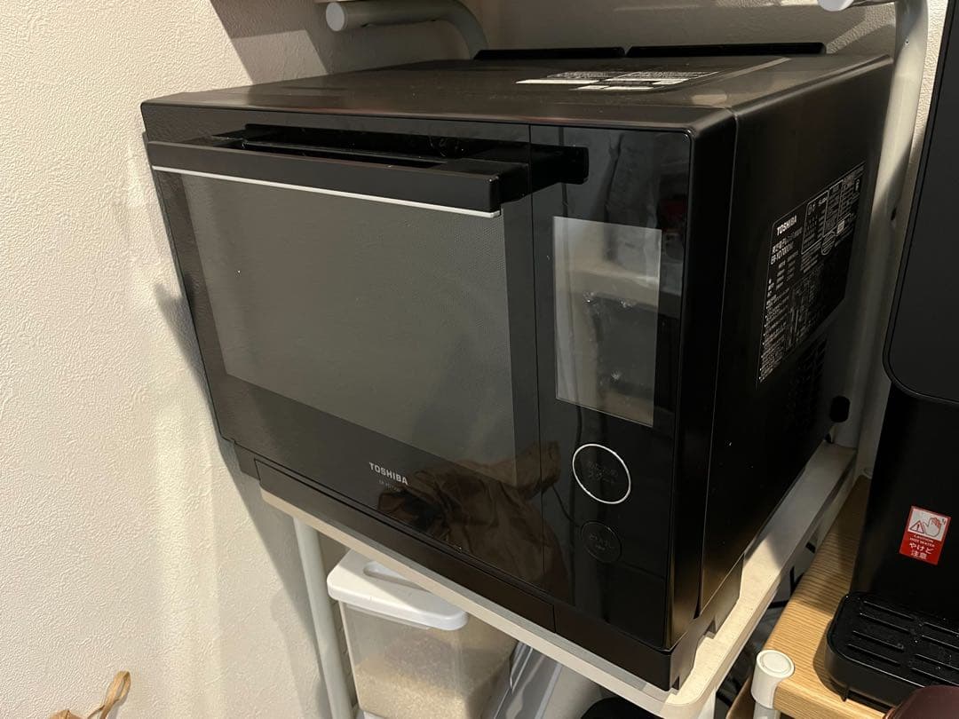 東芝 過熱水蒸気オーブンレンジ 石窯ドーム ER-YD7000 2023年製 黒