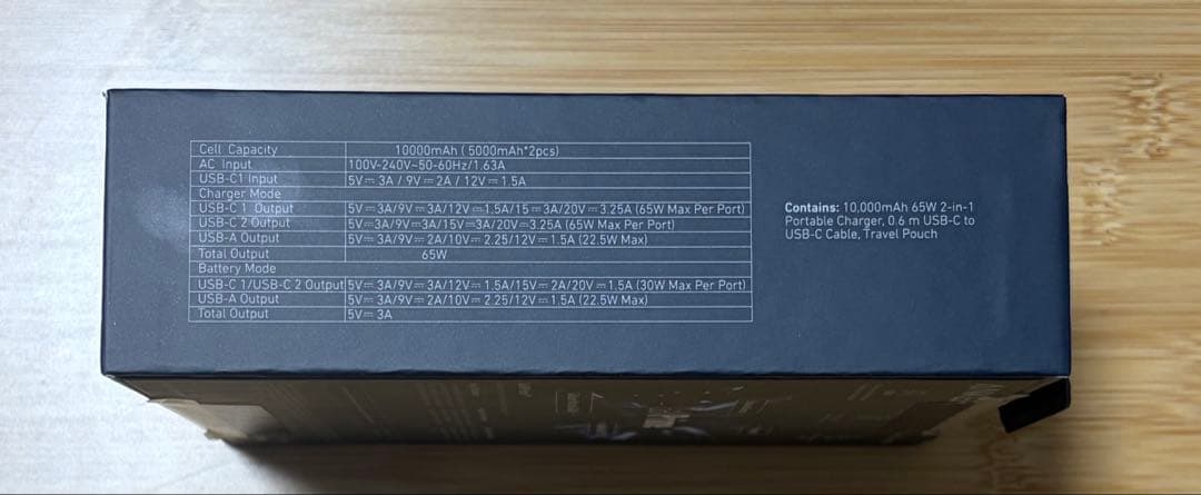 【新品未開封】Anker733 PowerBank モバイルバッテリー